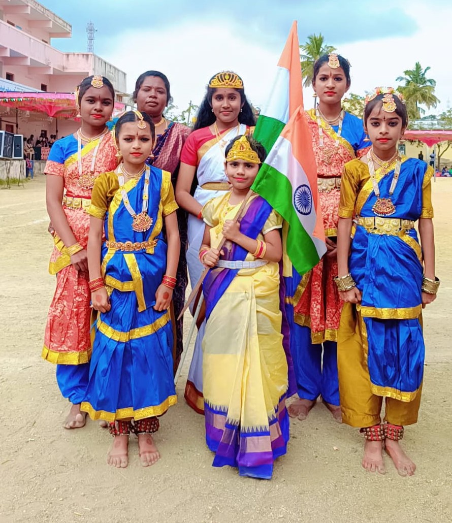Teacher with Students