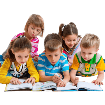 Students in Library